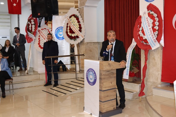 Türk Eğitim-Sen Muğla Şube Başkanı Mürsel Özata 8. Olağan Genel Kurulda güven tazeledi