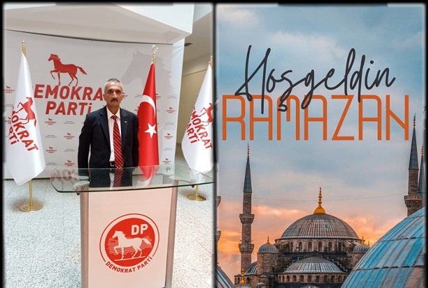 Demokrat Parti Şahinbey İlçe Başkanı Ali gürler den  Ramazan-ı Şerif Kutlama Mesajı
