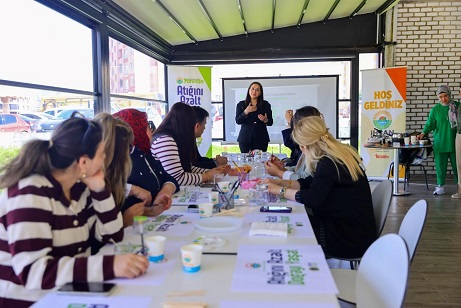 İlkadım’da Cam Atıklar Değerlendi