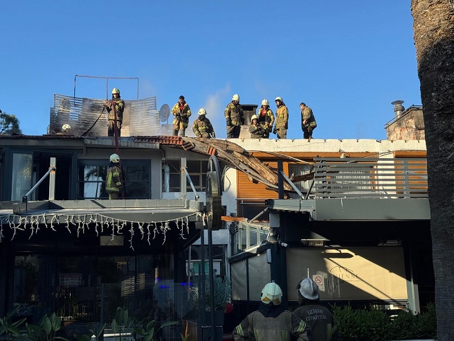 İzmir’de itfaiyenin hızlı müdahalesi faciayı önledi