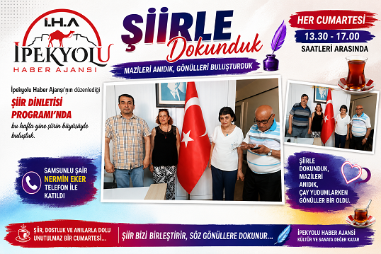  Şiirle Dokunan Gönüller İpekyolu Haber Ajansı’nın Şiir Dinletisinde Buluştu