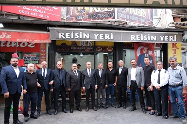 BAŞKAN KILIÇ ALAYBEY ESNAFI İLE BİRARAYA GELDİ  “ESNAFIMIZIN DERDİ BİZİM DERDİMİZDİR”