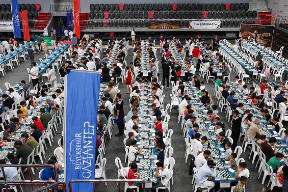 GAZİANTEP’TE, 1’İNCİ GAZİ OPEN ULUSLARARASI AÇIK SATRANÇ TURNUVASI’NIN AÇILIŞI YAPILDI!  - TURNUVADA 23 FARKLI ÜLKEDEN YAKLAŞIK 700 YARIŞMACI YER ALIYOR