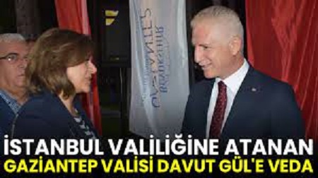 Gaziantep Valisi Davut Gül, İstanbul Valiliğine atanmasının ardından Gazianteplilerle vedalaşarak bugün Gaziantep’e veda edecek