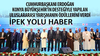 Kur’an-ı Kerim’i Güzel Okuma Yarışması’nın ödülleri Erdoğan tarafından verildi.