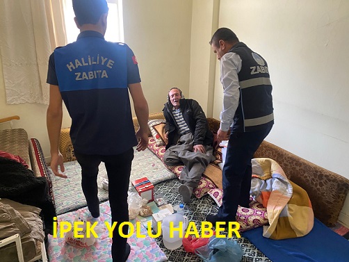 Koah hastasının imdadına Zabıtalar yetişti     Haliliye Belediyesinin iyilik melekleri
