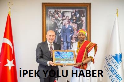  Uganda Ankara Büyükelçisi Başkan Soyer’i ziyaret etti
