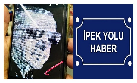 Recep Tayyip Erdoğan’ın pırlantalardan tablosunu yaptılar