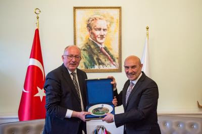  Belçika’nın Ankara Büyükelçisi’nden Başkan Soyer’e ziyaret