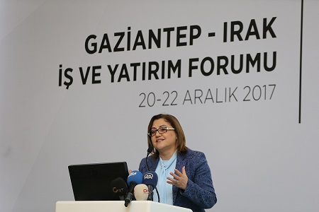 BAŞKAN ŞAHİN, GAZİANTEP-IRAK İŞ VE YATIRIM FORUMU'NA KATILDI