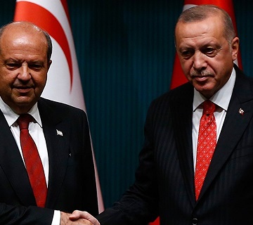 Cumhurbaşkanımız Erdoğan, KKTC Başbakanı Tatar ile ortak basın toplantısı düzenledi