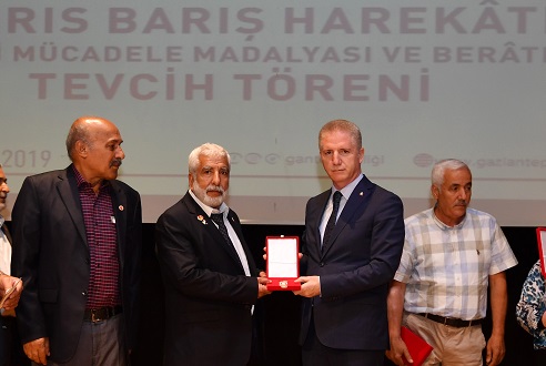 “Kıbrıs Barış Harekâtı” Gazilerine Madalyaları Verildi