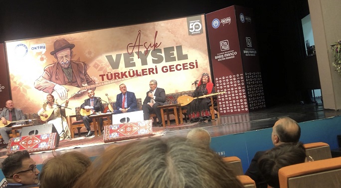 Bursa Barış Manço Kültür Evinde  Büyük üstat Aşık Veyseli andıldı