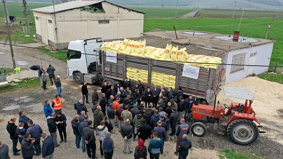 GAZİANTEP BÜYÜKŞEHİR, AFETZEDE ÇİFTÇİYE 6 ŞUBAT SONRASI UMUT OLDU!