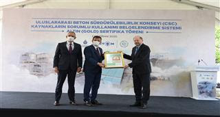 İSTON Hadımköy Fabrikası’na “Altın” seviyesinde CSC sürdürülebilirlik belgesi
