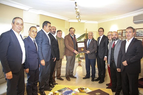 TOBB Başkanı M.Rifat Hisarcıklıoğlu YTSO'yu ziyaret etti.