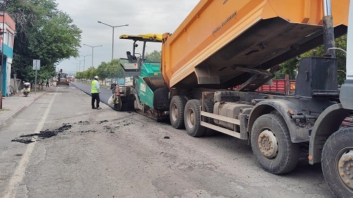 Büyükşehir, Dulkadiroğlu’nda Arterleri Bir  Bir Yeniliyor