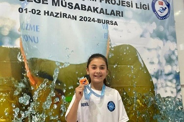 Minik sporcu Türkiye 3’üncüsü oldu