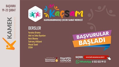 Büyükşehir’in Çocuk Sanat Merkezi’nde  Yeni Dönem Başvuruları Başladı!