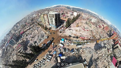 Kahramanmaraş depremin  üzerinden tam 13 ay geçtikten  sonra böyle görüntülendi!