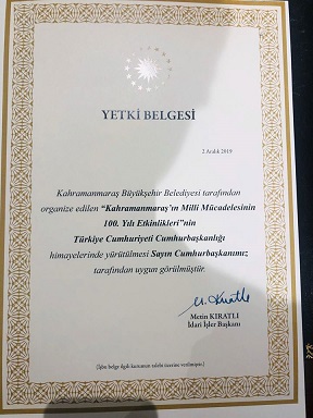 100. Yıl Etkinlikleri Cumhurbaşkanlığı Himayelerinde Gerçekleştirilecek