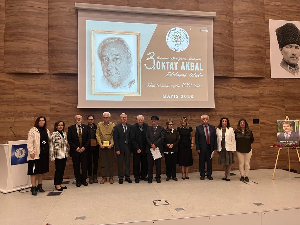 Muğla’da Oktay Akbal Edebiyat Ödülü Yarışması Ödülleri Verildi