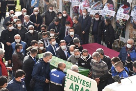 ZABITA MEMURU GÖKHAN SALİH AYAS DÜZENLENEN TÖRENLE SON YOLCULUĞUNA UĞURLANDI