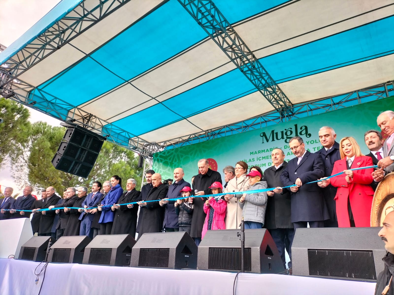 Cumhurbaşkanı Erdoğan, Muğla’da toplu açılışlar yaptı