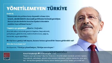 Kılıçdaroğlu: Tutarlı, Sürdürülebilir Ekonomik Politikalar Üretmek Gerekiyor