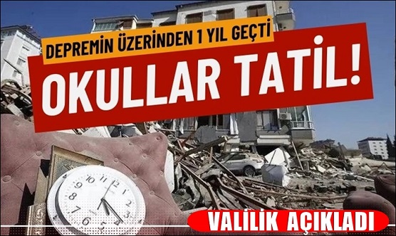 GAZİANTEP VALİLİĞİNDEN AÇIKLAMA YAPILDI  OKULLAR TATİL 