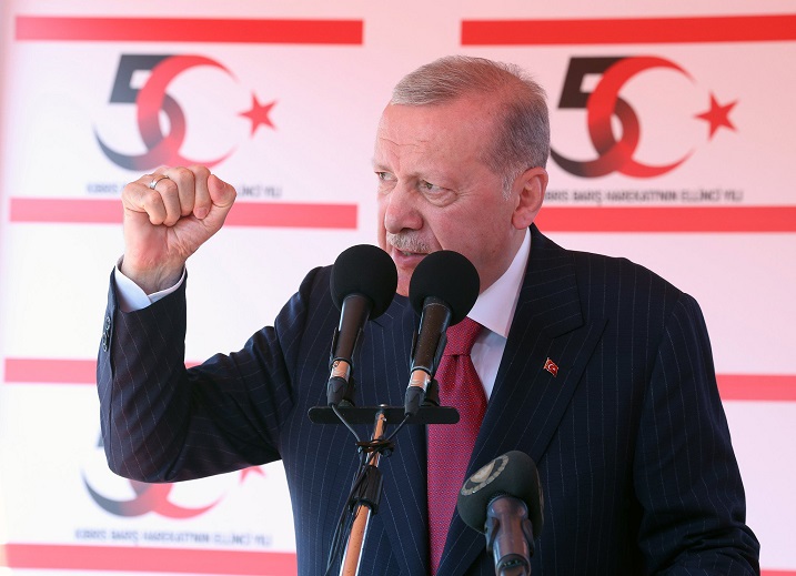 Başkan Görgel, Cumhurbaşkanı Erdoğan ile KKTC’de Barış ve Özgürlük Bayramı  Kutlamalarına Katıldı