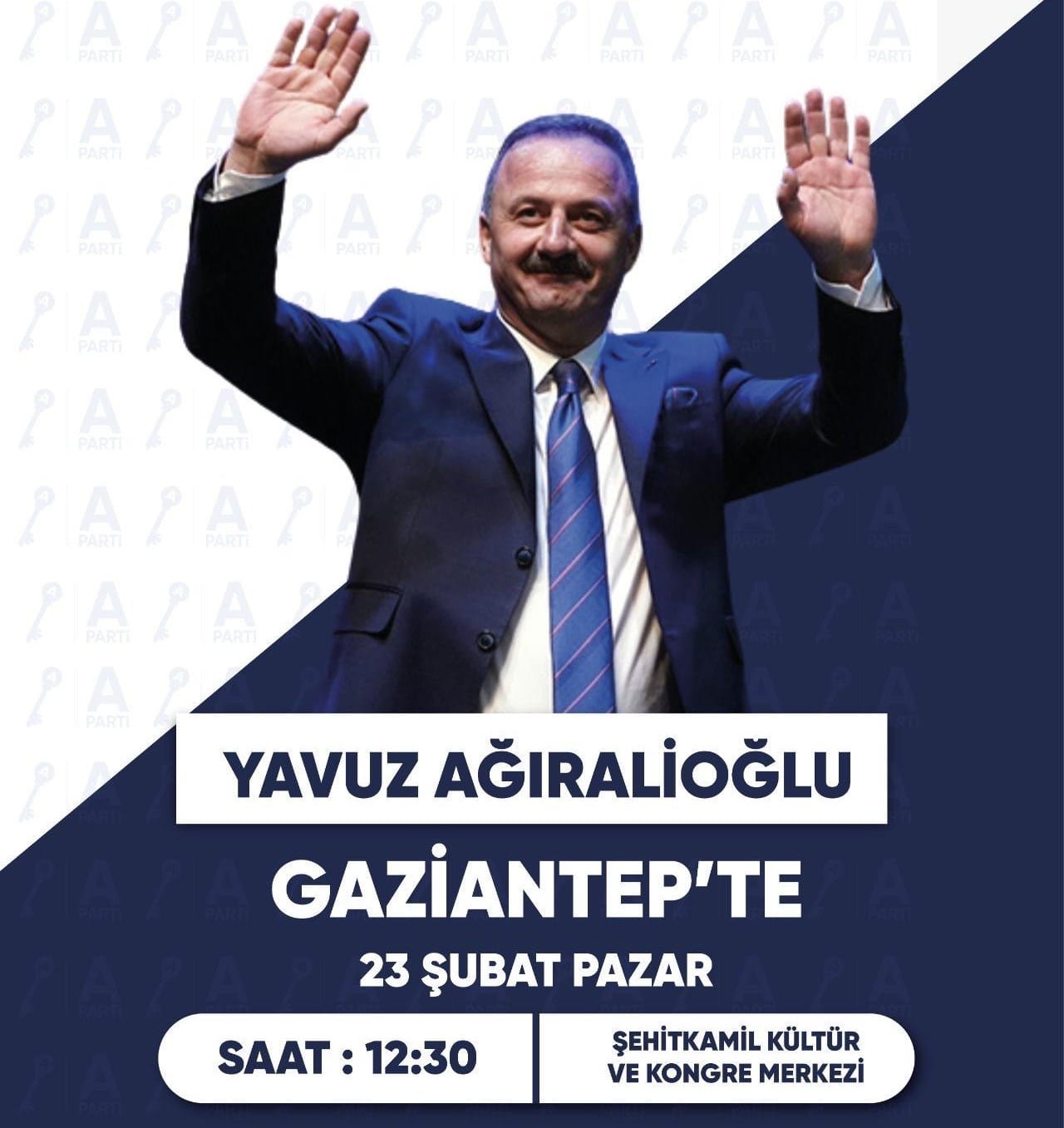 YAVUZ AĞIRALİOĞLU GAZİANTEP’E GELİYOR!