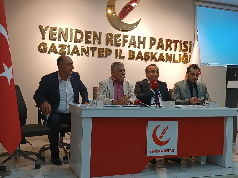 Yeniden Refah Partisi Gaziantep İl Başkanlığında Ağustos Ayı İl Divan Toplantısı Düzenlendi   